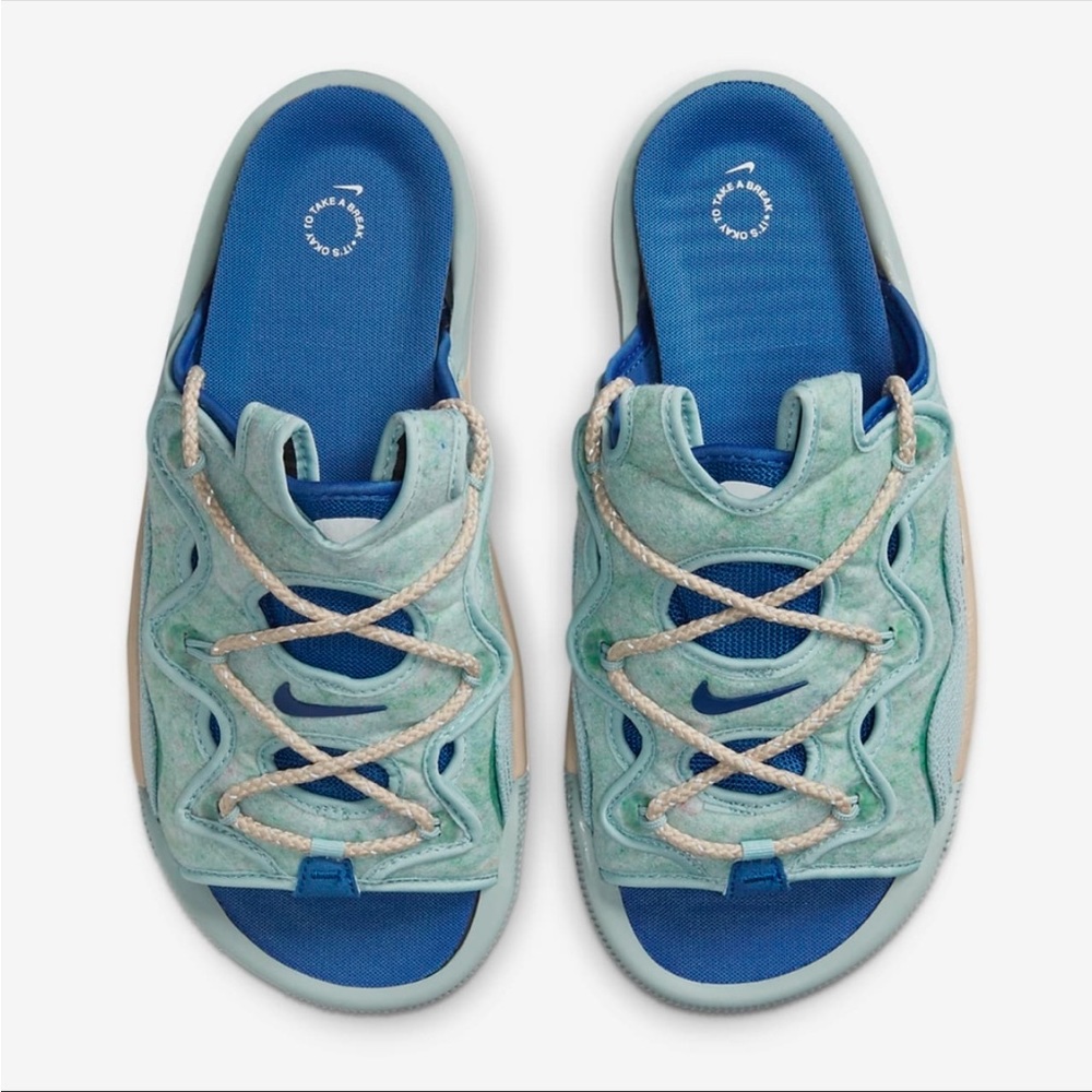 Nike Mens Offline 2.0 Mule Sandal Blue - Picture 4 of 13